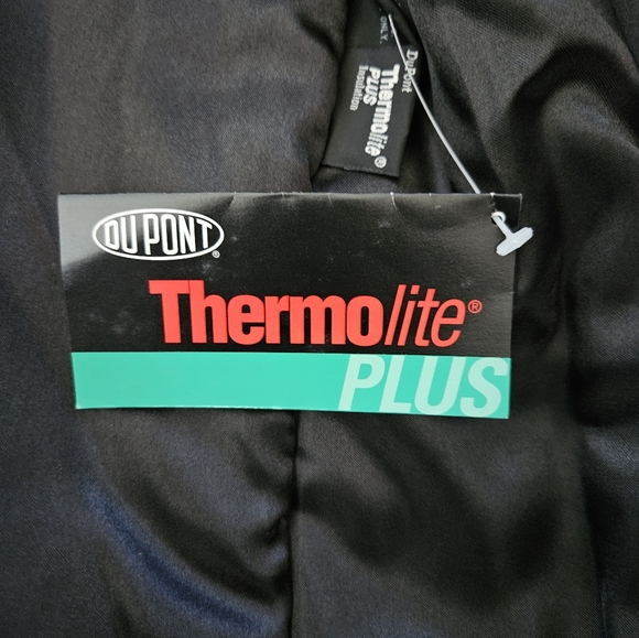 NWT - Leather Centigrade Black Trench w Thermolite Zip Out Lining - Size 1X - Picture 9 of 10